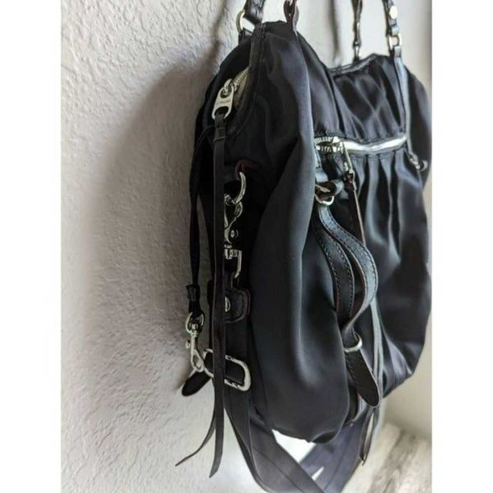 MZ Wallace Bianca Bedford black nylon tote bag - image 4