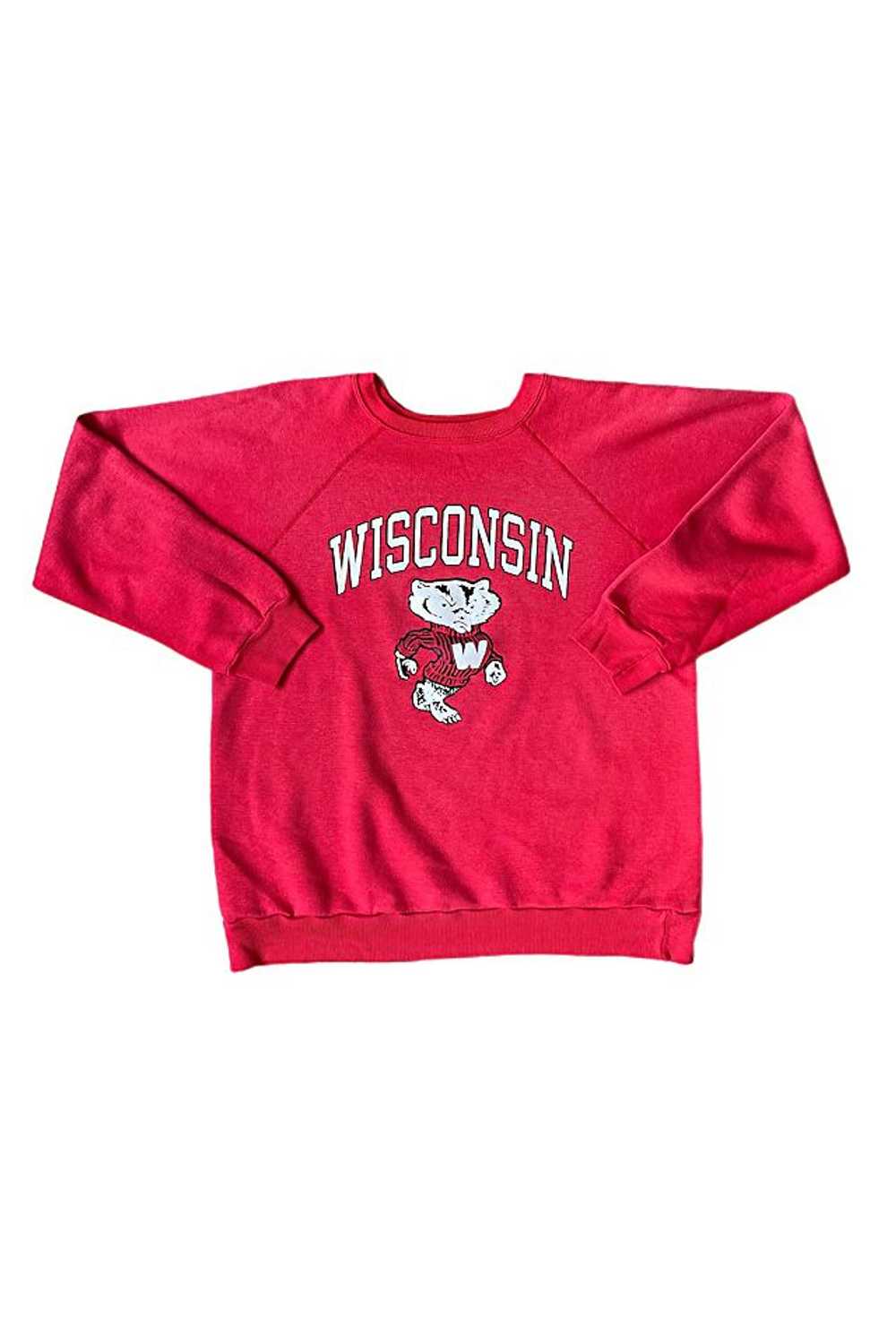 1980's Wisconsin Badgers Super Soft Sweatshirt Se… - image 1
