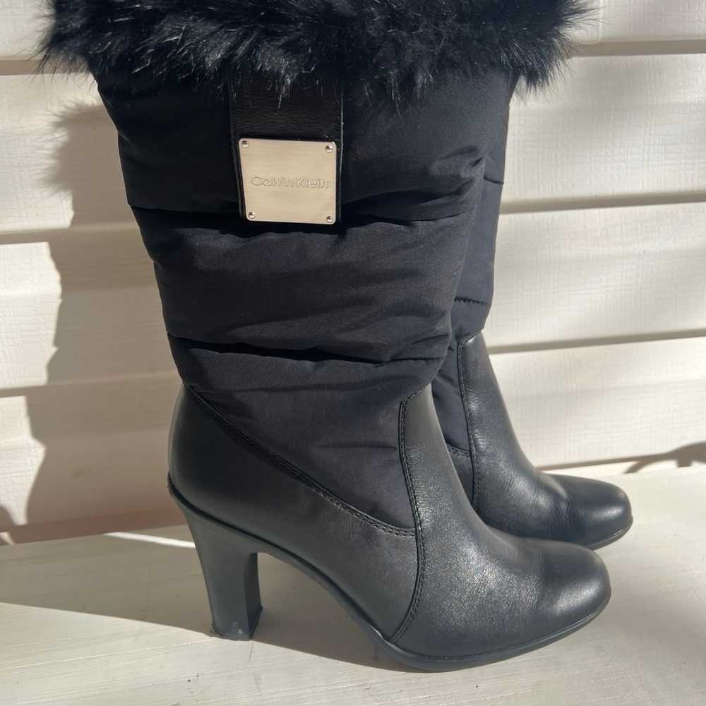 Calvin Klein Pretty Puffy winter boots size 10 - image 3