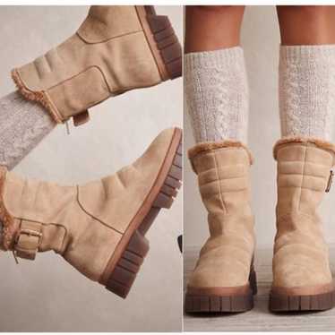 Free People Fable Faux Fur Chunky Boots - image 1