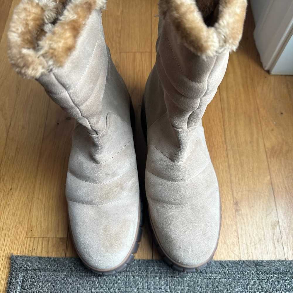 Free People Fable Faux Fur Chunky Boots - image 5