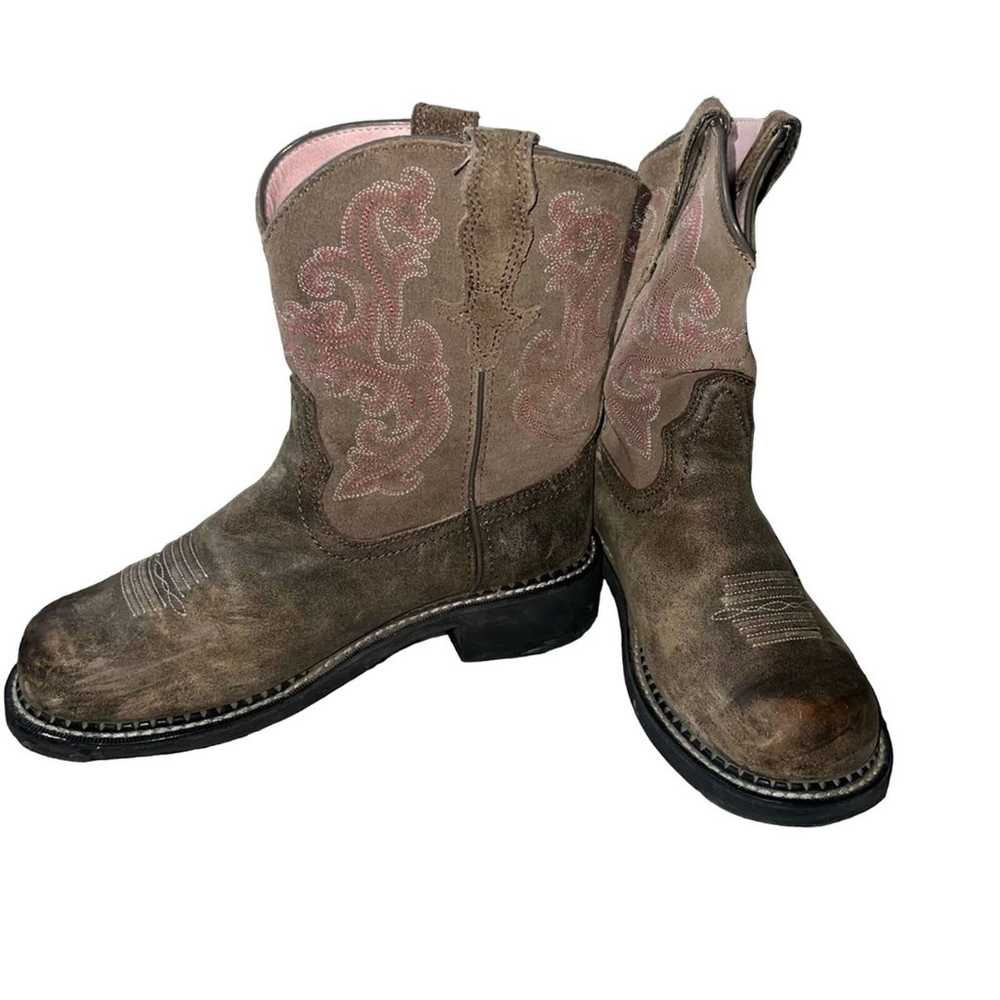 Ariat Short Western Ankle Cowboy Boots Women’s 8 - image 1