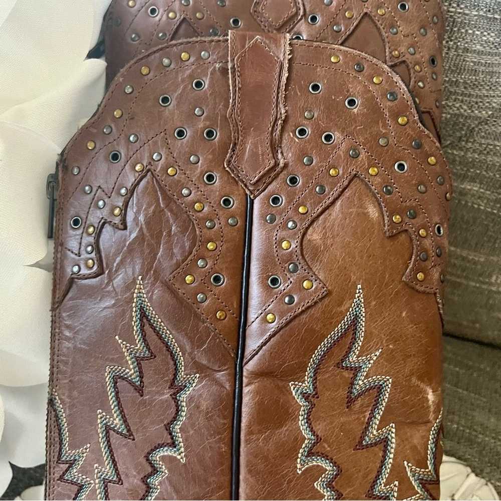 Laredo Tall Back Zip Western Cowboy Boots Women’s… - image 3