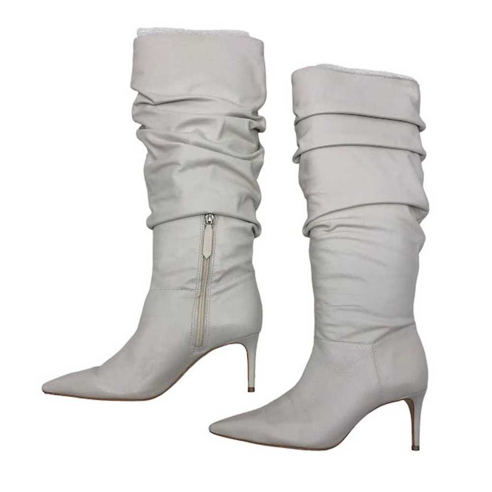 Schutz Ashlee Up Slouchy Leather High Boots 6.5 B… - image 2
