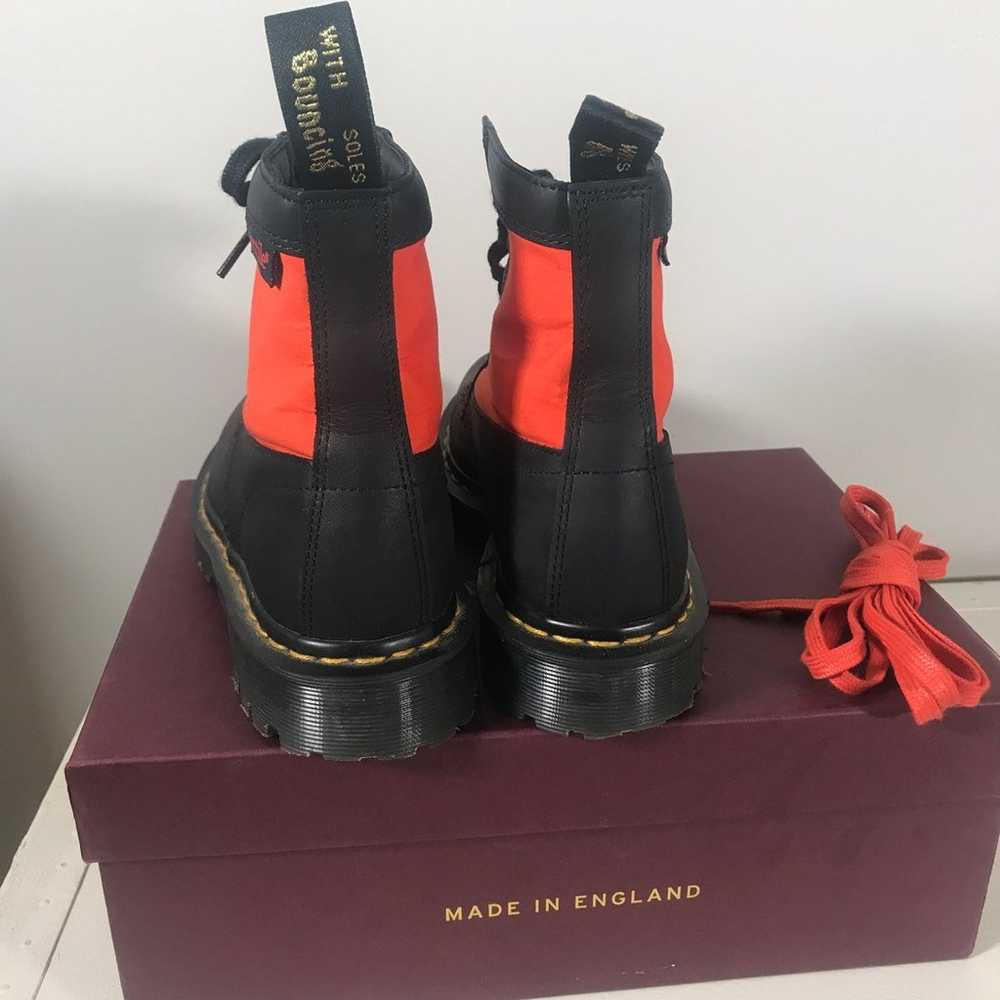 Dr Martens 1460 Panel Boots with Orange Ventile - image 5