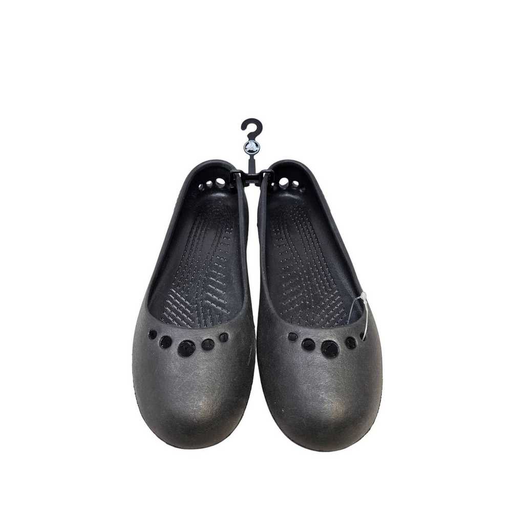 NEW Crocs 7 Black Ballet Flat Waterproof Classic … - image 3