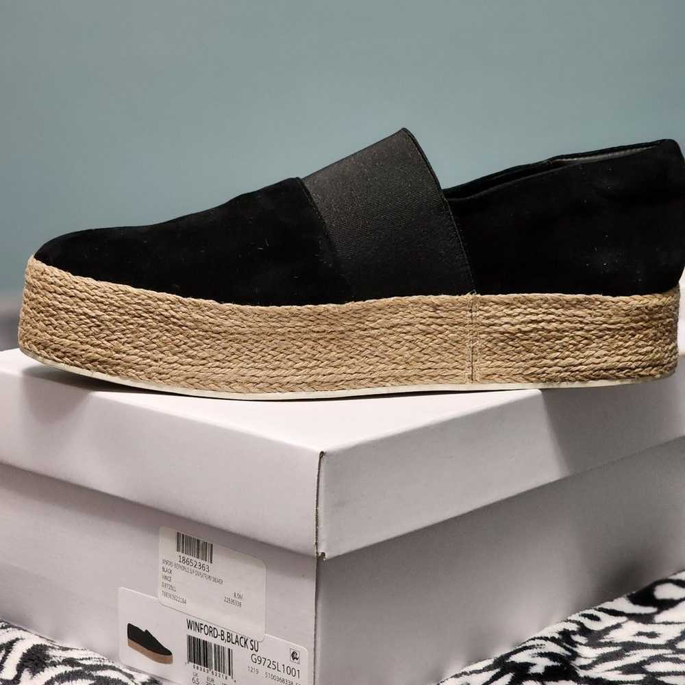 Vince Suede Slip-On Espadrille Sneakers - image 1