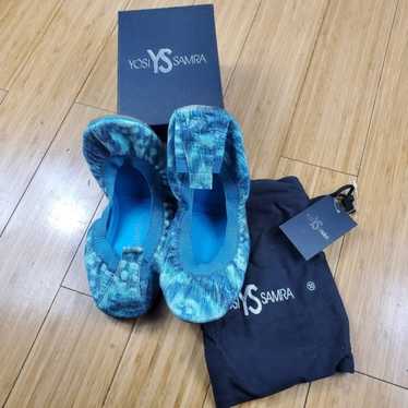 Yosi Samara Seafoam Ballet Flats Size 10