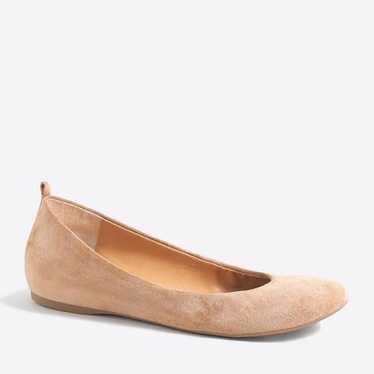 J. Crew Suede Anya Ballet Flats