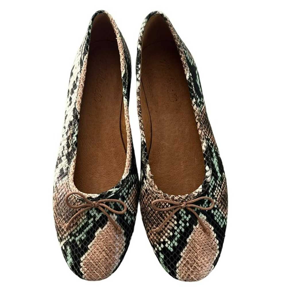 Madewell Womens Shoes Adelle Ballet Flat in Snake… - image 2