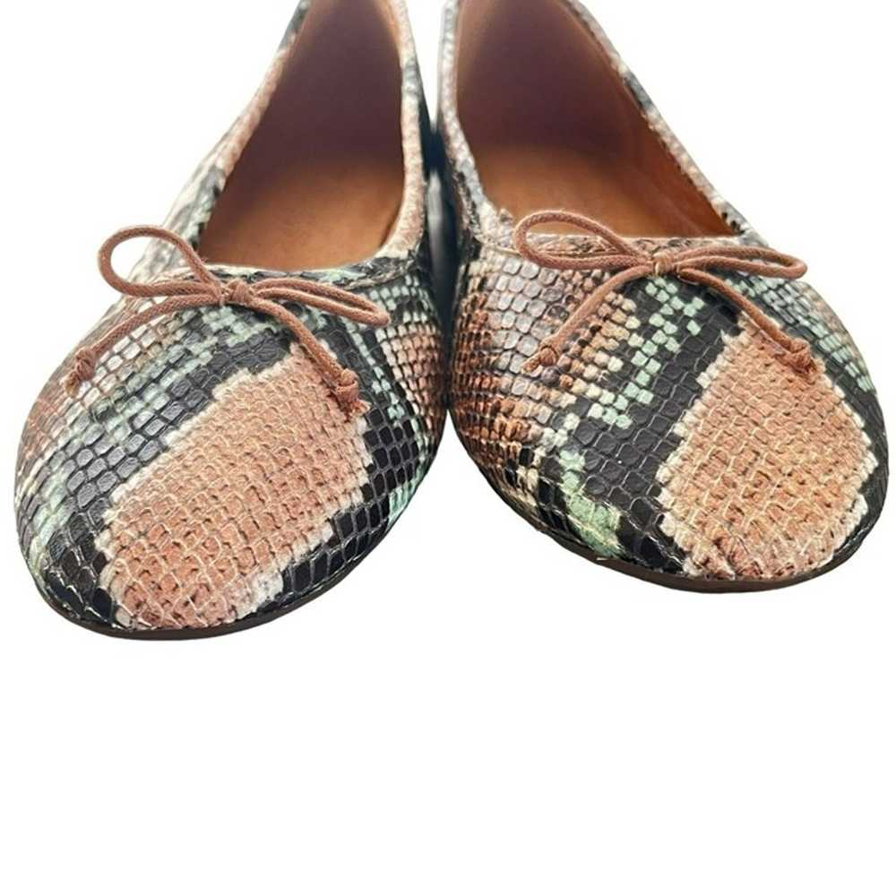 Madewell Womens Shoes Adelle Ballet Flat in Snake… - image 3