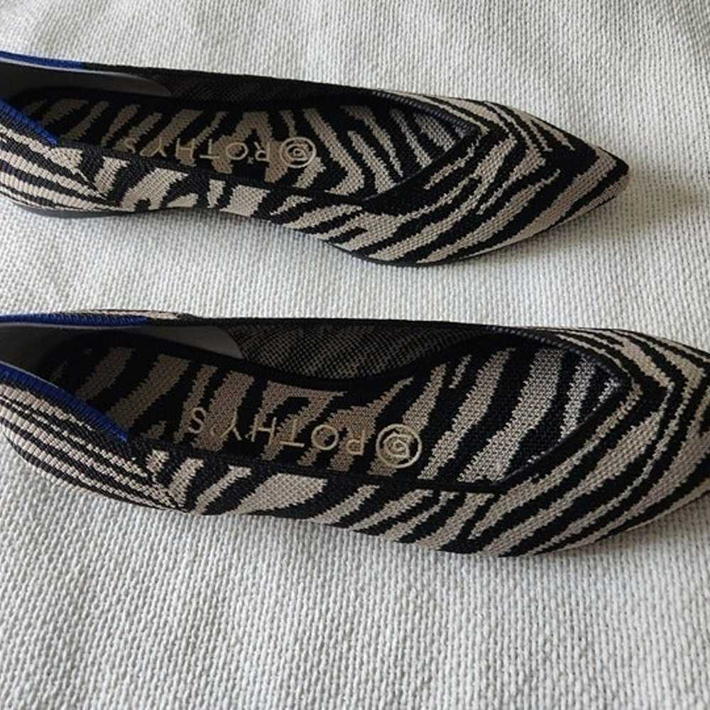 Rothy's The Point, Zebra, Women's 7 - image 7