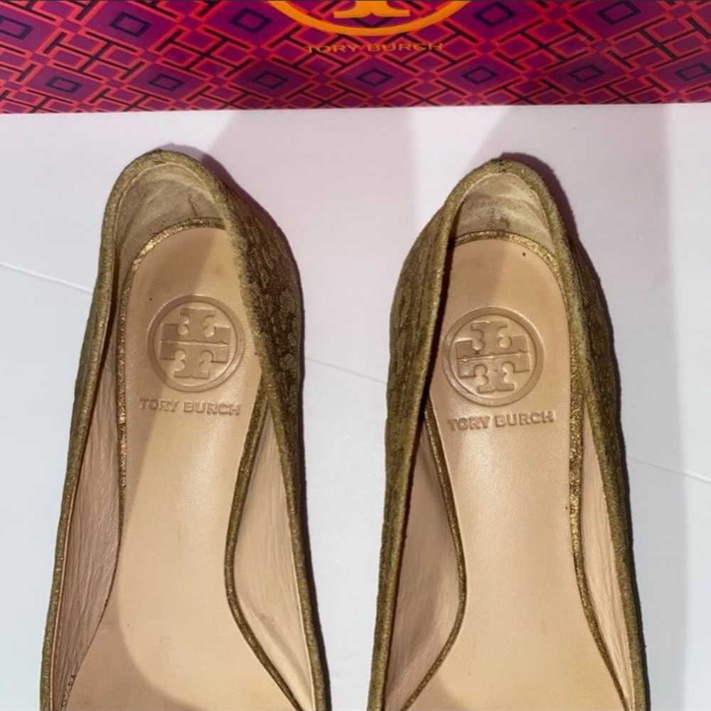 Tory Burch Reva Cheetah Print Flat Shoes - image 7