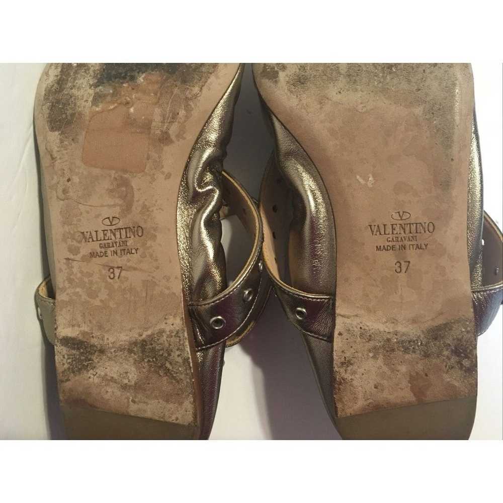 Valentino garavani love latch bronze ankle wrap p… - image 11