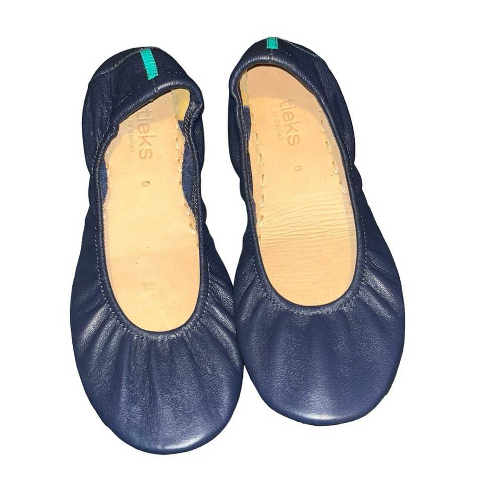 Tieks Ballet Flats navy Classic Leather Shoes Siz… - image 2