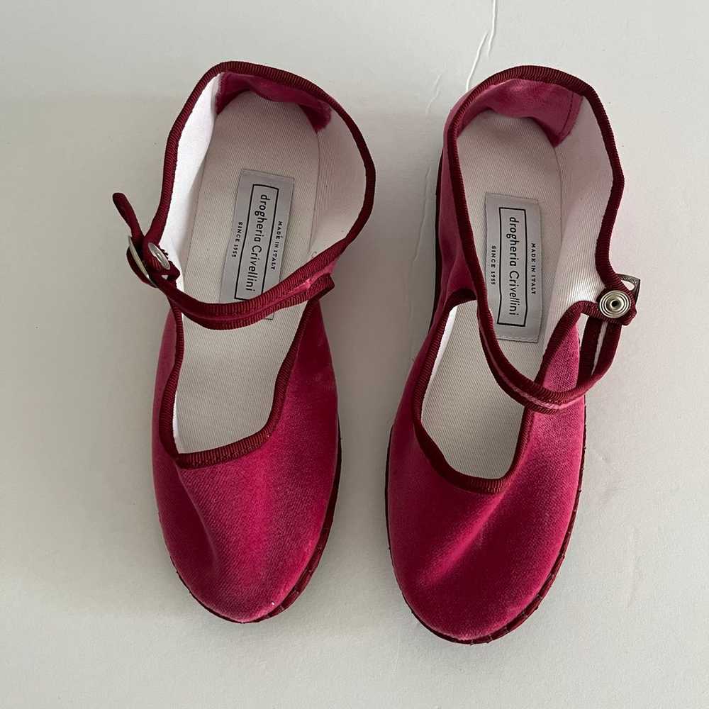 NWOT Drogheria Crivellini - Mary Janes in Red - image 2