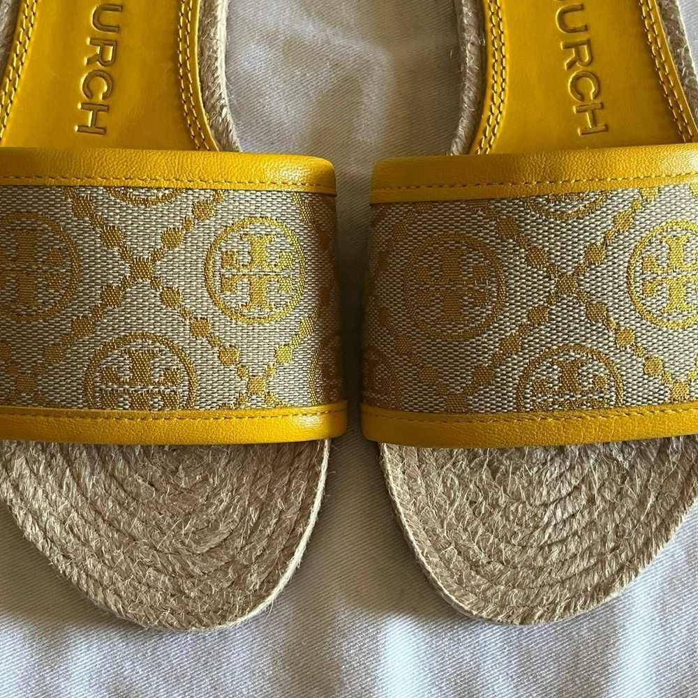 Tory Burch T Monogram Flat Slide NWOB SZ 5.5 - image 2