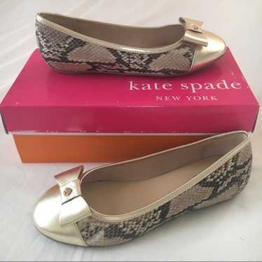 Kate Spade Snake Skin Flats