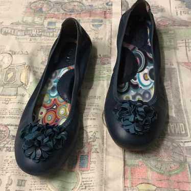New Born Shoes Sea Blue Leather 6 - image 1
