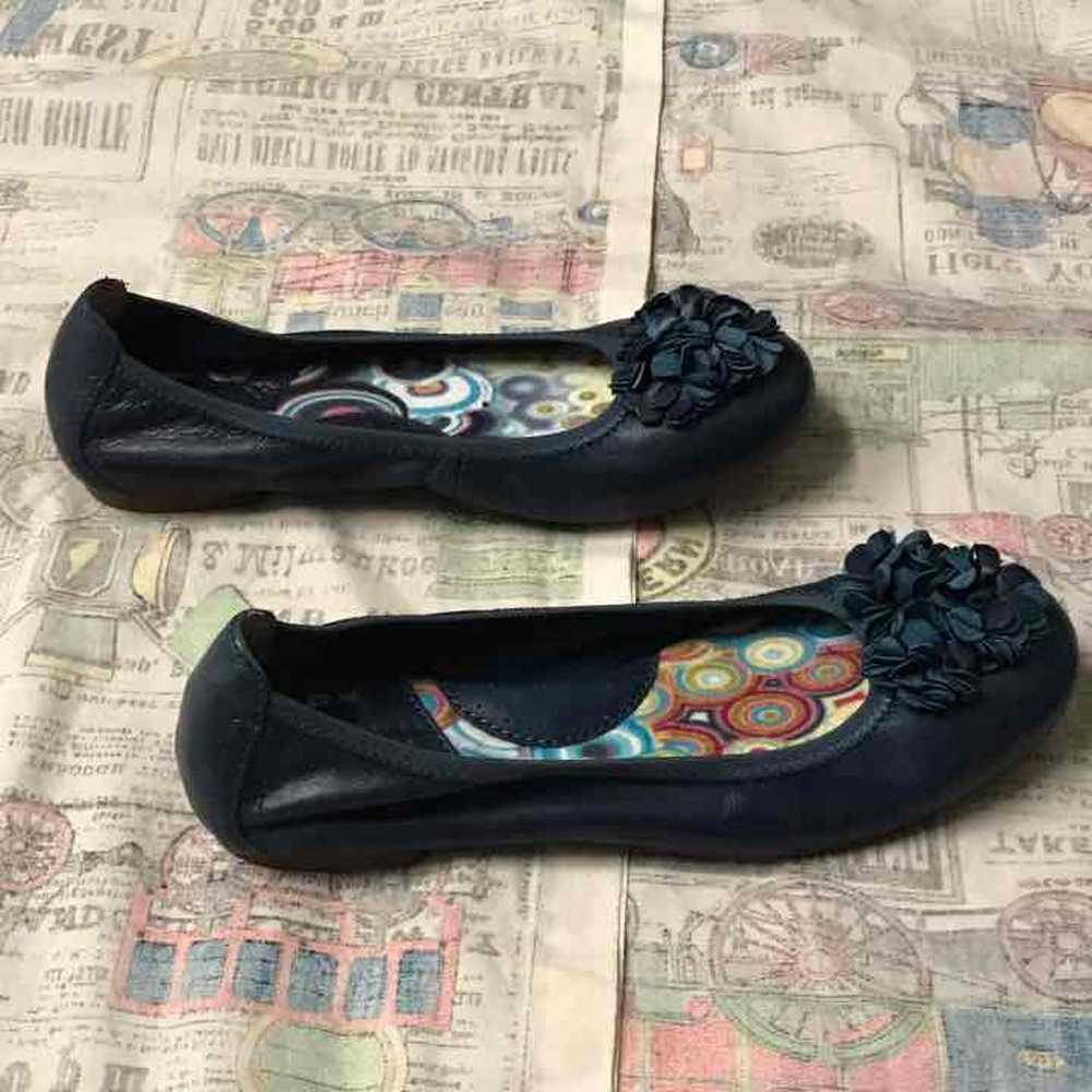 New Born Shoes Sea Blue Leather 6 - image 3