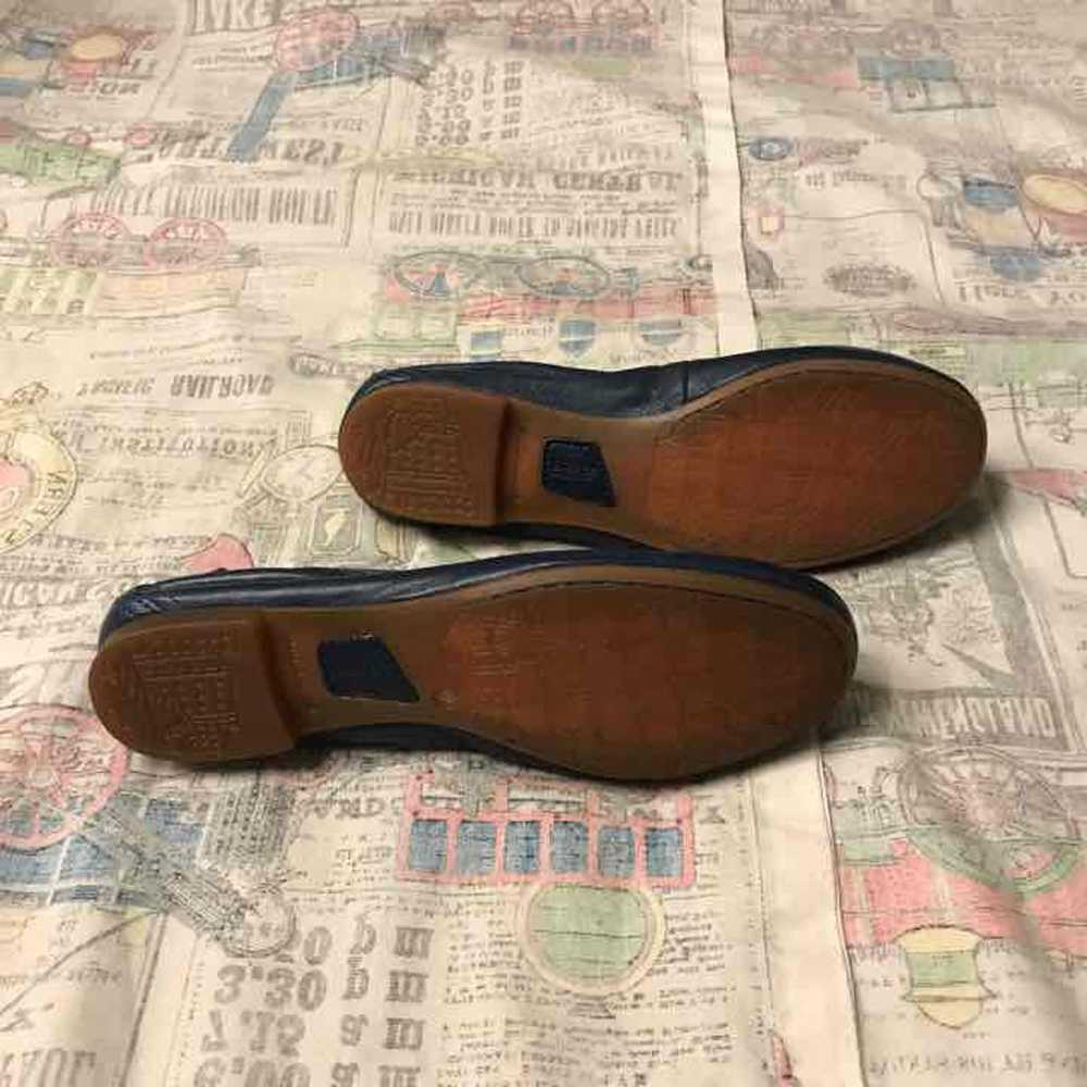 New Born Shoes Sea Blue Leather 6 - image 4