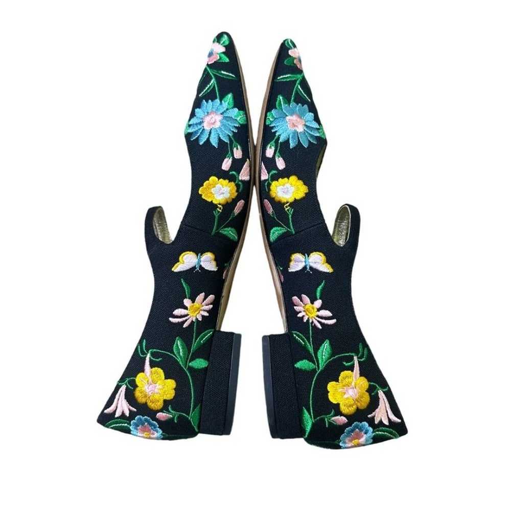 Kate Spade Maya Floral Garden Flats Mary Janes Em… - image 4