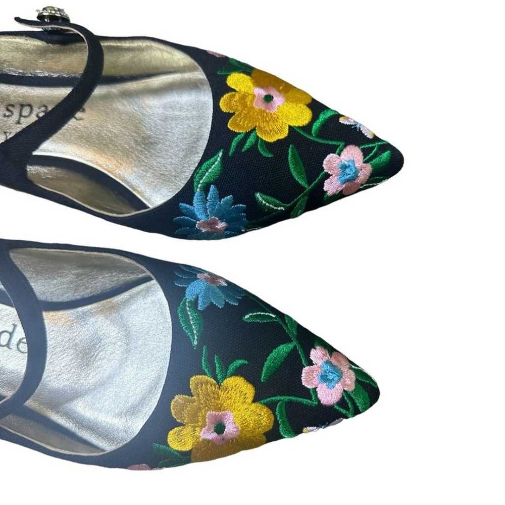 Kate Spade Maya Floral Garden Flats Mary Janes Em… - image 8