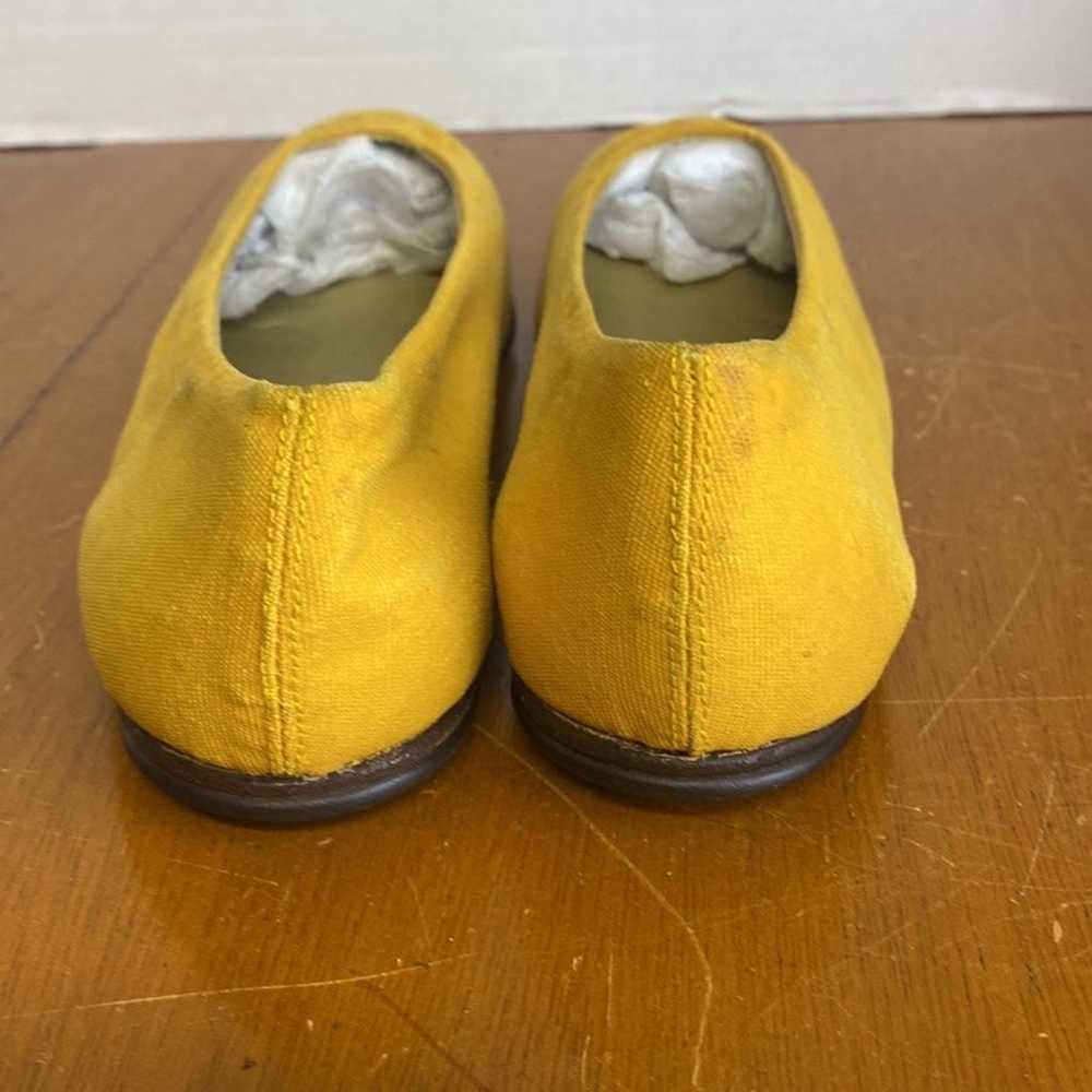 Vintage GUCCI FLATS Yellow  1990s - image 4