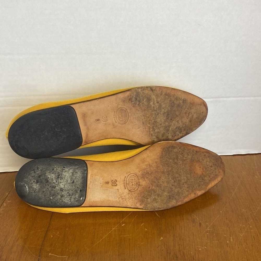 Vintage GUCCI FLATS Yellow  1990s - image 6