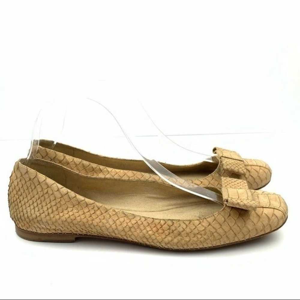 Stuart Weitzman Flats sz 9 snakeskin - image 11