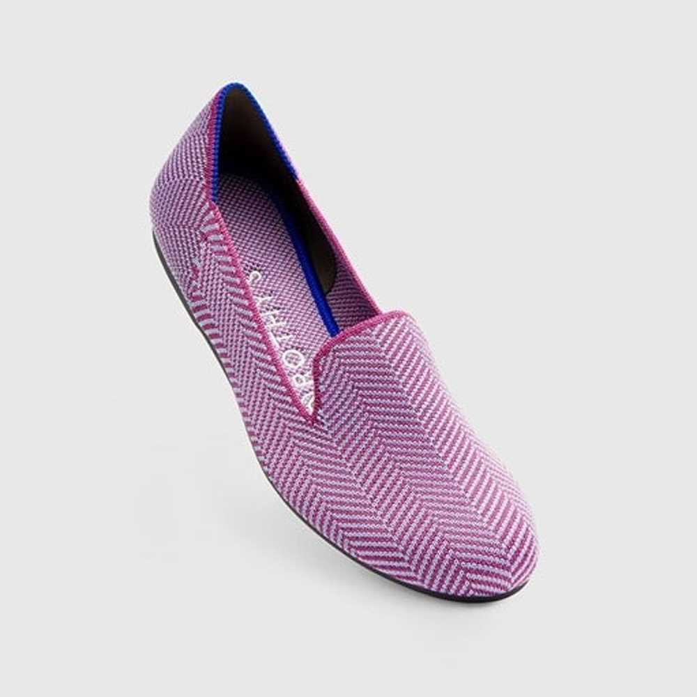 Sz 8 Rothy's Amethyst Herringbone Loafers - image 1