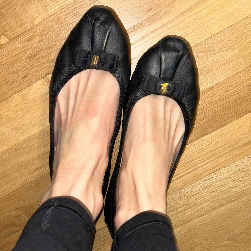 Salvatore Ferragamo My Joy ballet flats Black Lea… - image 6