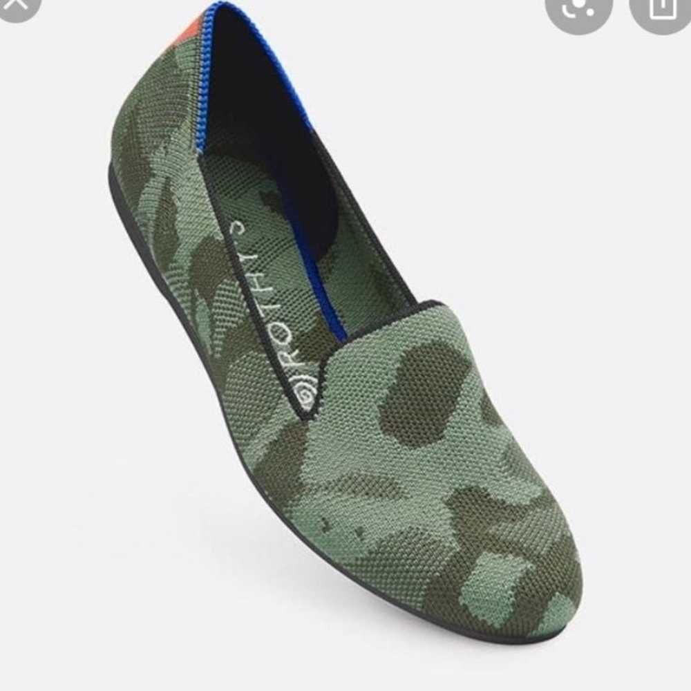 Rothy’s Camo Olive Slip On Loafers - image 2