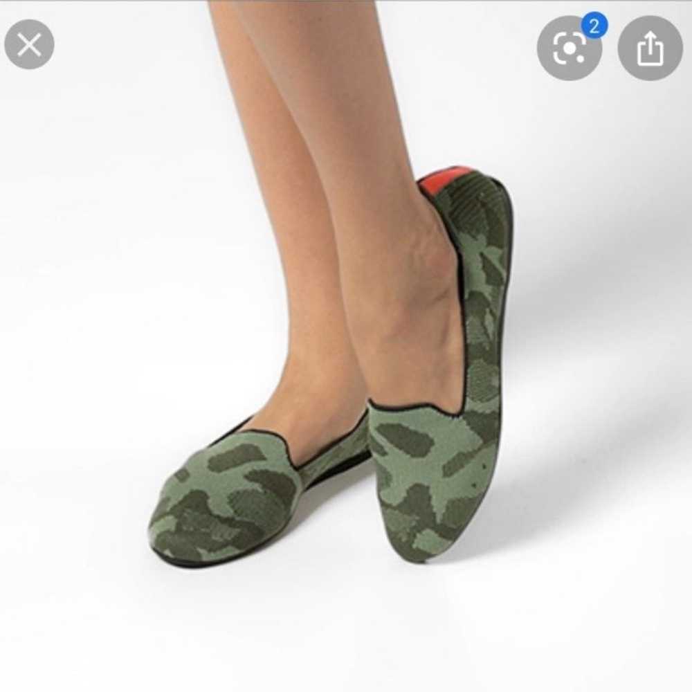 Rothy’s Camo Olive Slip On Loafers - image 3