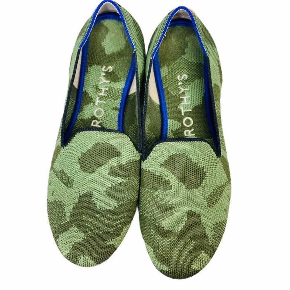 Rothy’s Camo Olive Slip On Loafers - image 5