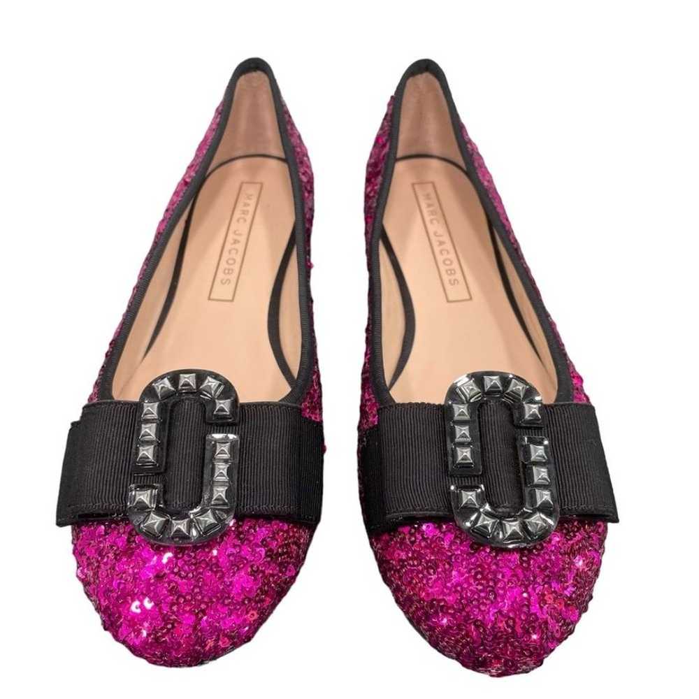 MARC JACOBS all over sequined leather ballet flat… - image 2