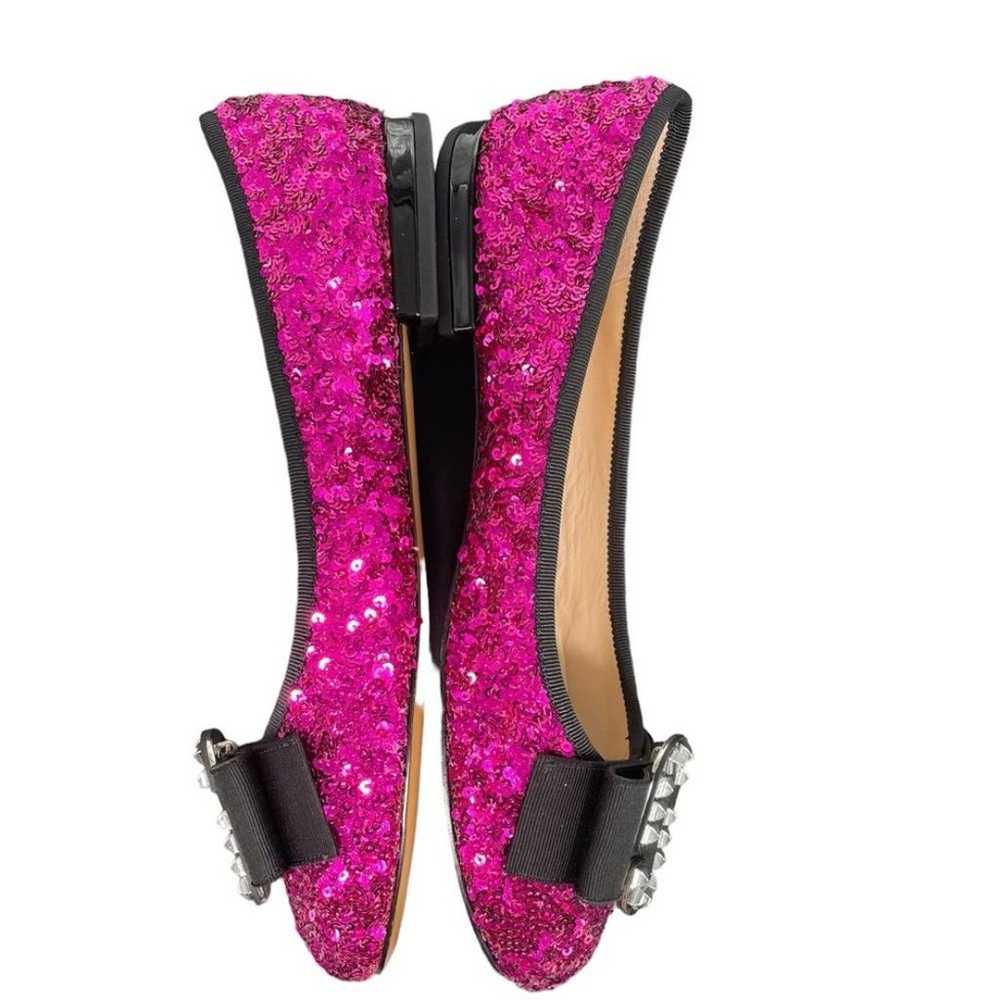MARC JACOBS all over sequined leather ballet flat… - image 3