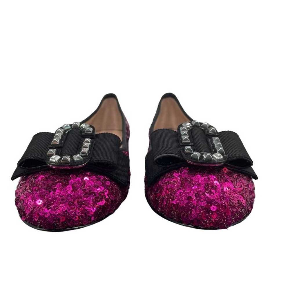 MARC JACOBS all over sequined leather ballet flat… - image 5