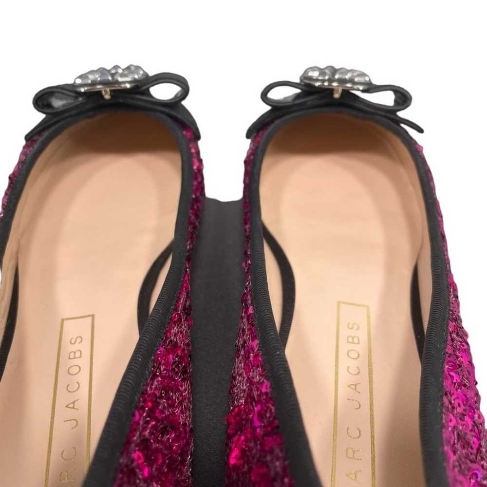MARC JACOBS all over sequined leather ballet flat… - image 7
