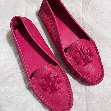 NWOT Tory Burch Lowell 2 Driver Loafer Pink size 6 - image 1