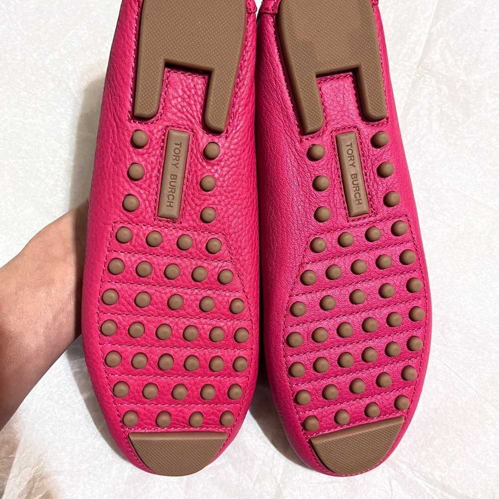 NWOT Tory Burch Lowell 2 Driver Loafer Pink size 6 - image 8