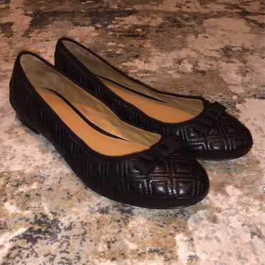 Tory Burch Black Leather Flats - image 1