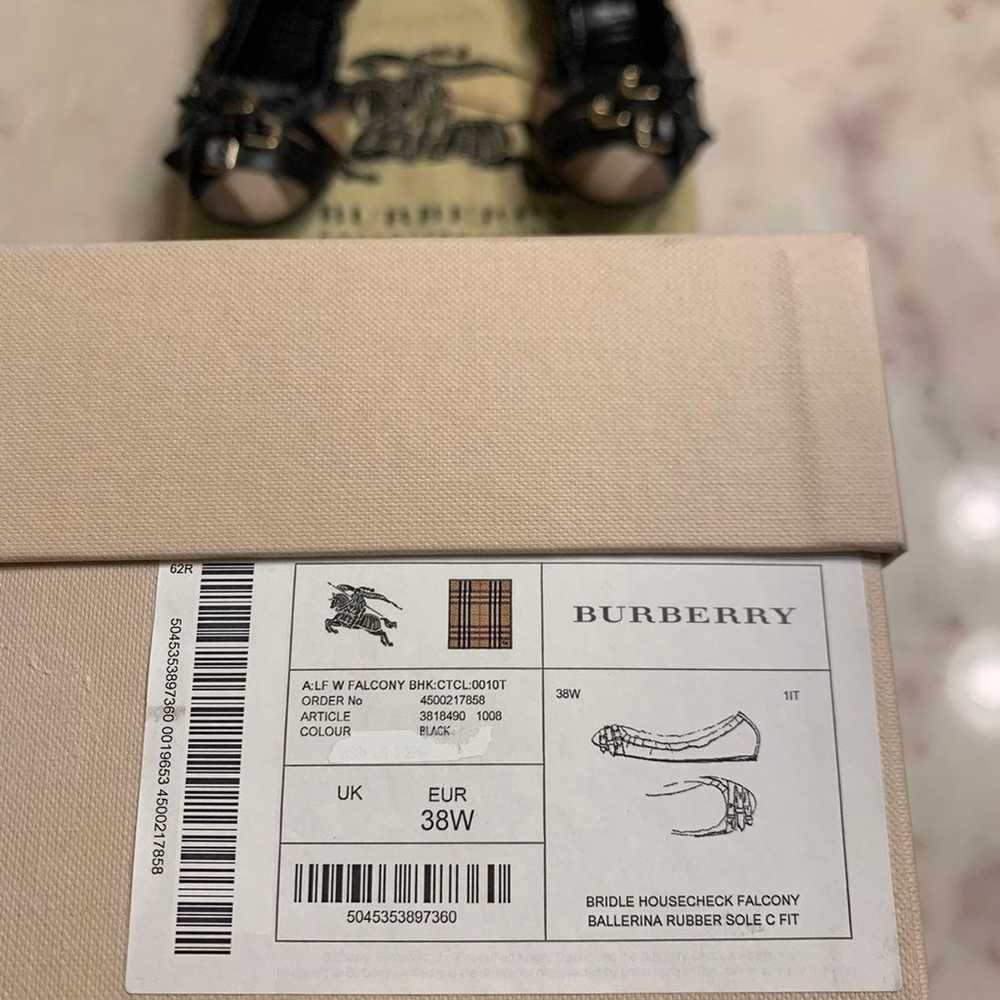 Burberry Bridle Housecheck Falcony Ballerina Flat - image 2