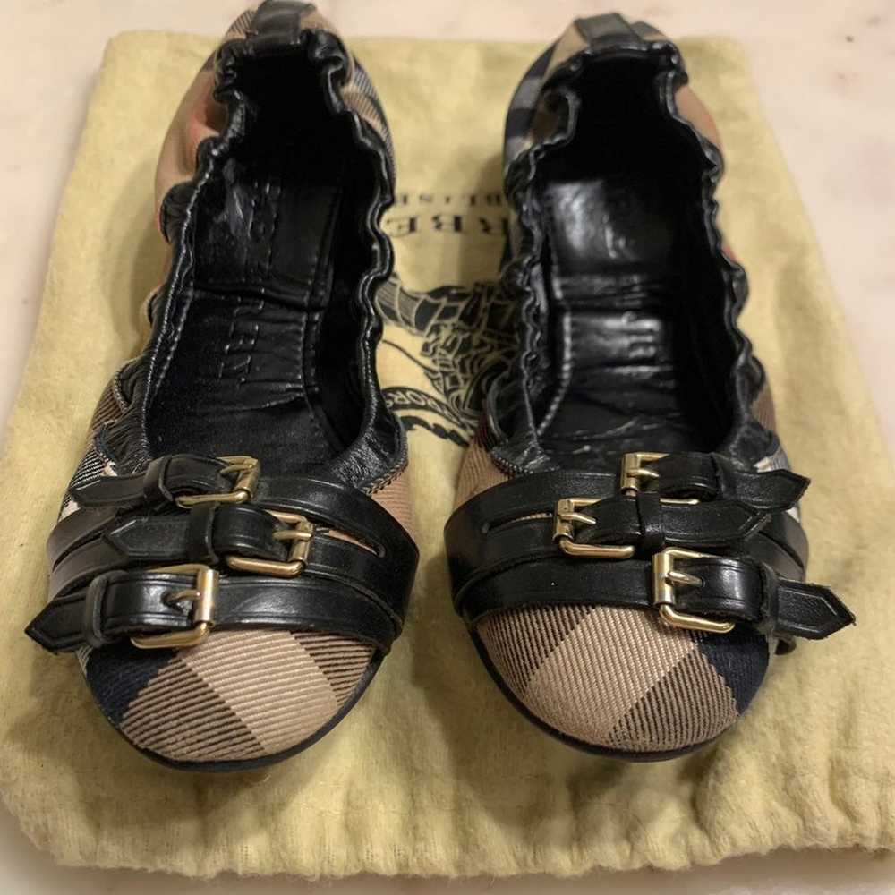 Burberry Bridle Housecheck Falcony Ballerina Flat - image 6