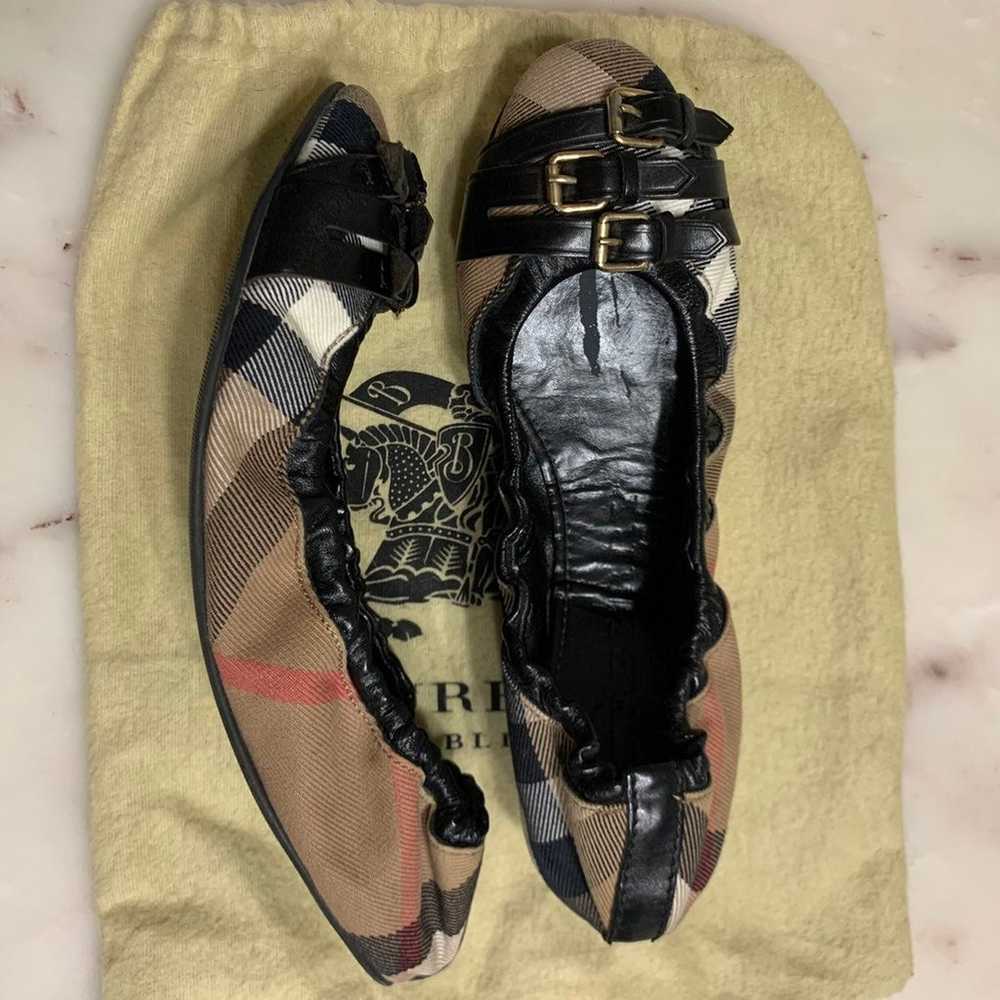 Burberry Bridle Housecheck Falcony Ballerina Flat - image 7