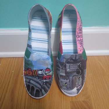Hand Painted Harry Potter Shoes
