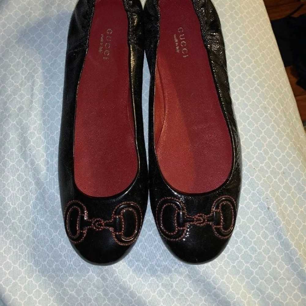 Authentic gucci flats sz 38 us8 - image 4