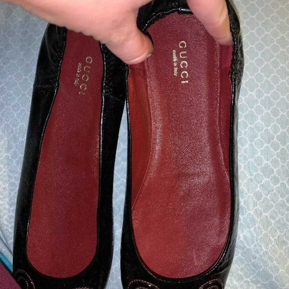 Authentic gucci flats sz 38 us8 - image 6