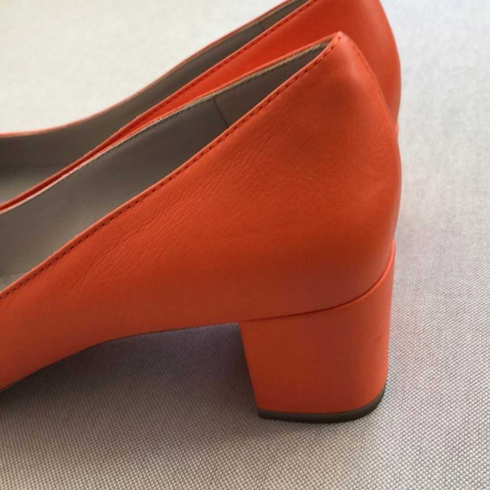 Balenciaga orange leather heels size 41 - image 4