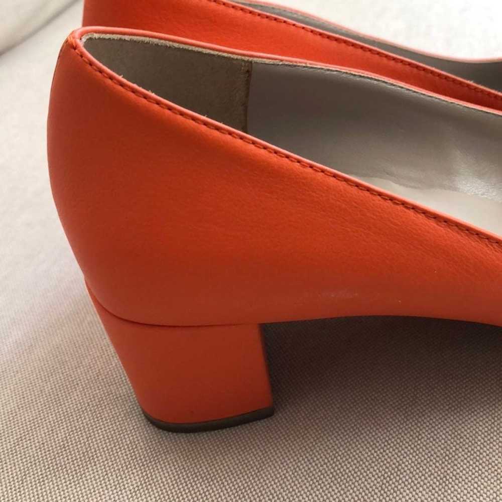 Balenciaga orange leather heels size 41 - image 7